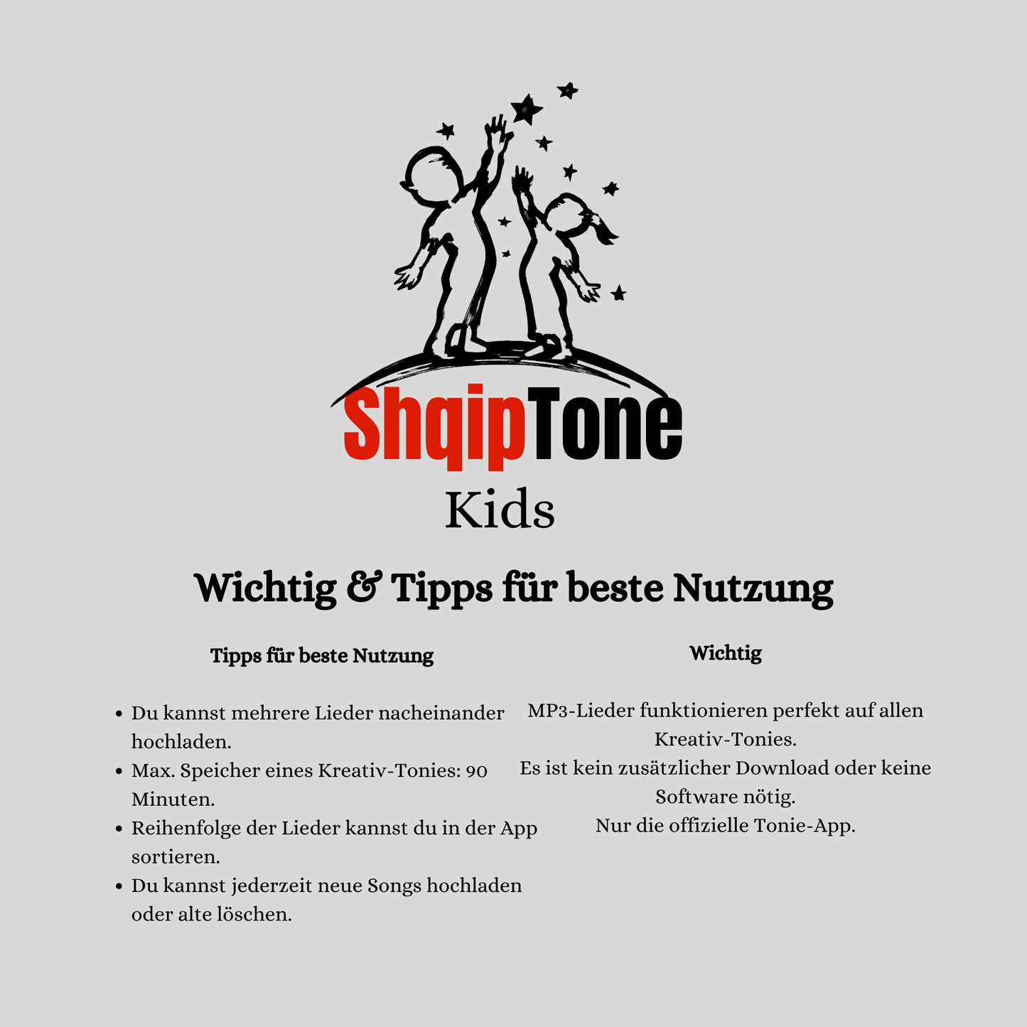 Luaj, Mëso, Fli – 10 albanische Kinderlieder (MP3-Bundle)