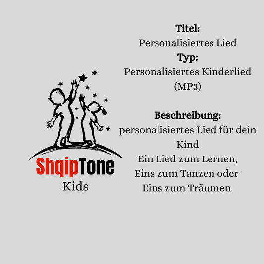 Personalisiertes Kinderlied (mit Name & Auswahl) – MP3
