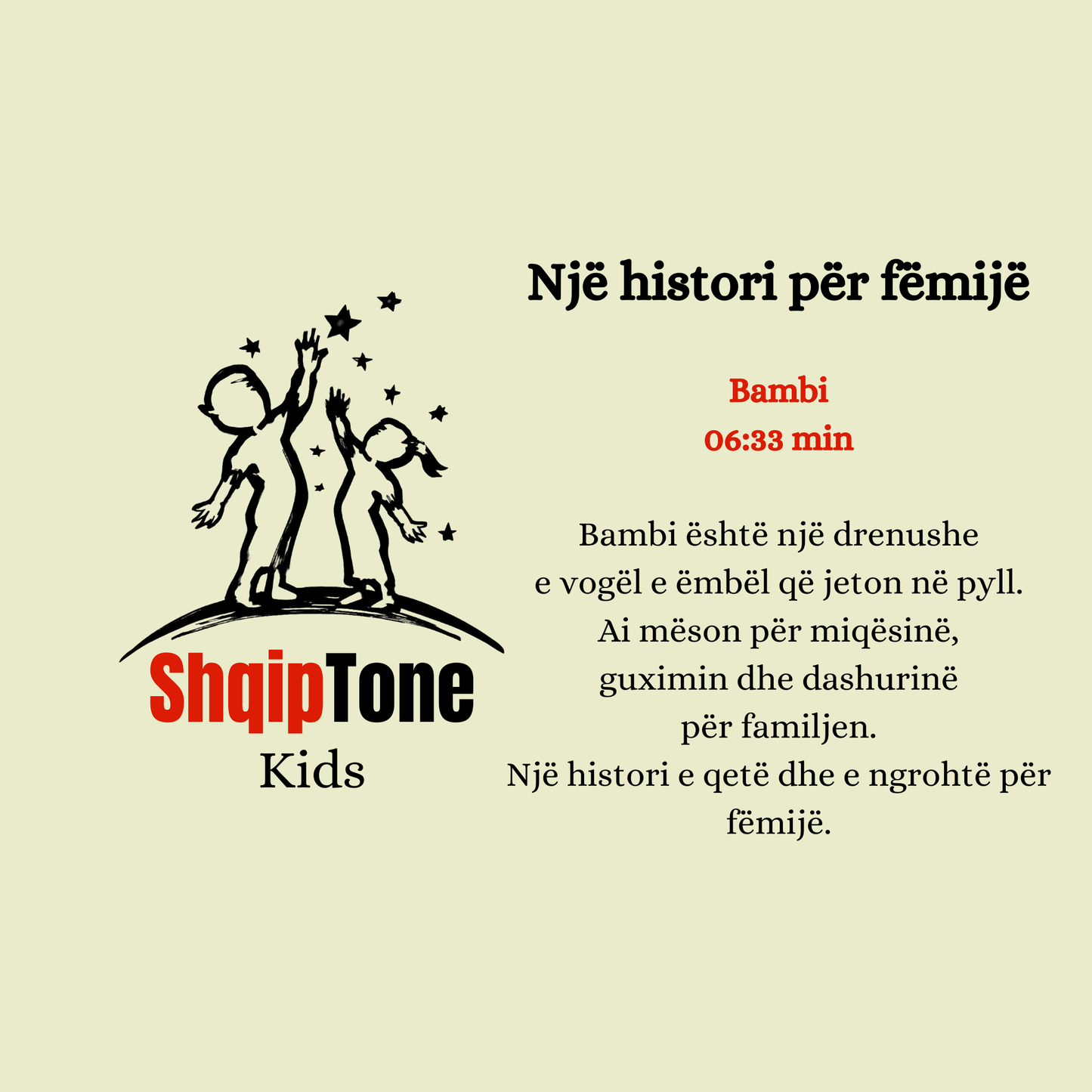 Bambi – Një histori për fëmijë (6 min) | ShqipTone Kids